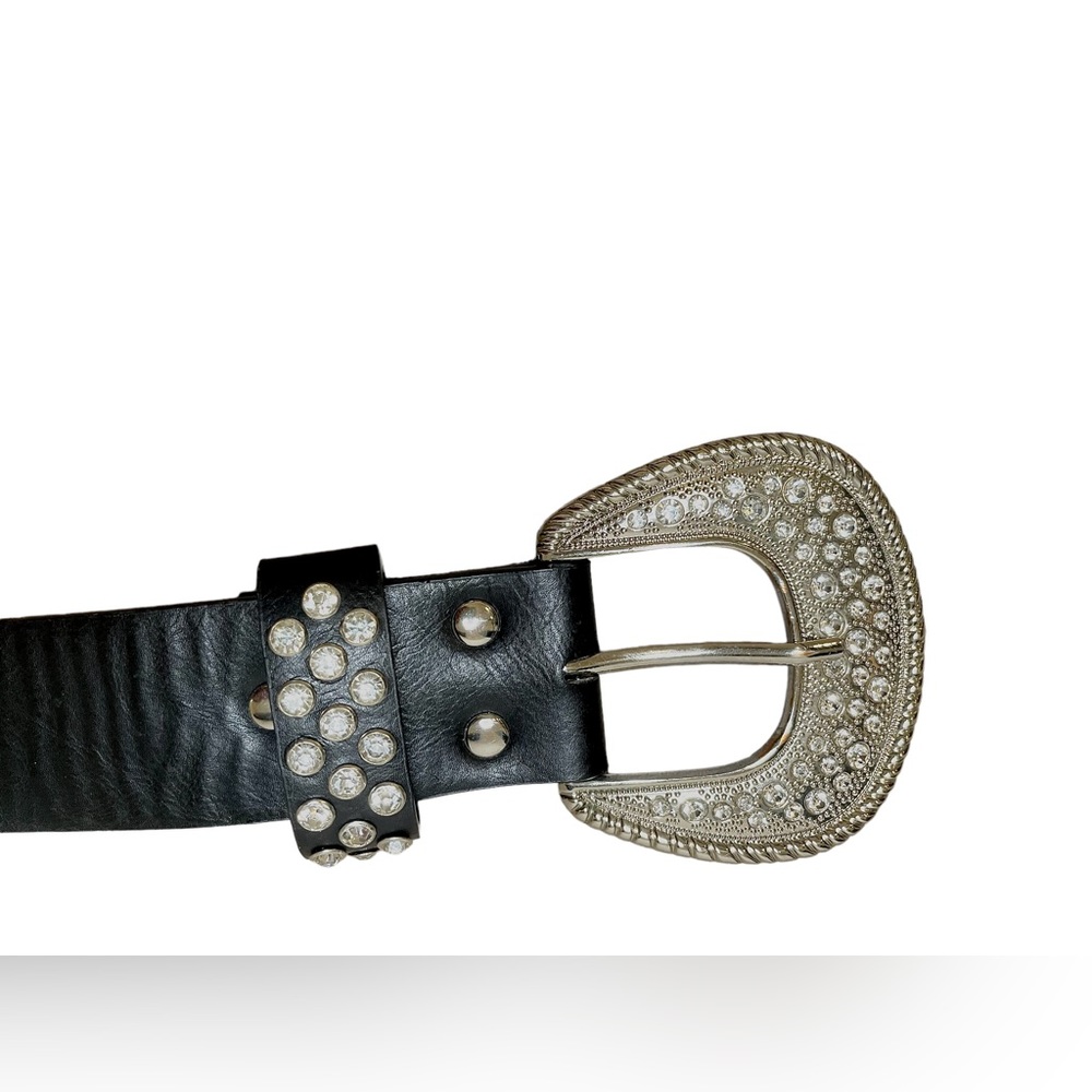 Exclusive Glitz Rhinestone Black Belt S - Picture 3 of 7
